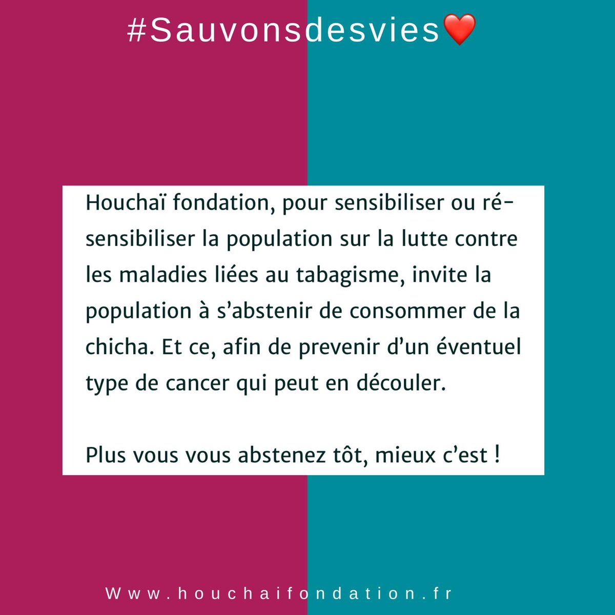 HouchaiF's tweet photo. #Parlonscancer #Sauvonsdesvies https://t.co/KzJiz0PPJi
