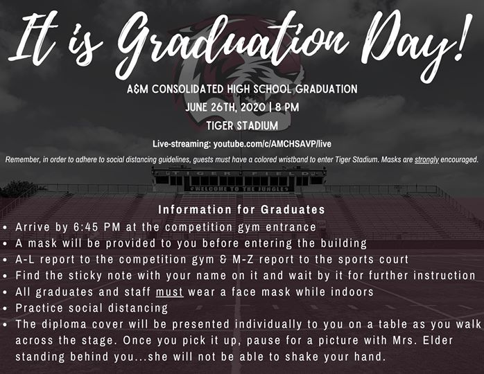 gwenelder's tweet image. Graduation Day makes my heart happy.  Congratulations, @AMCHSWeb Class of 2020! #AMCHSBetterTogether