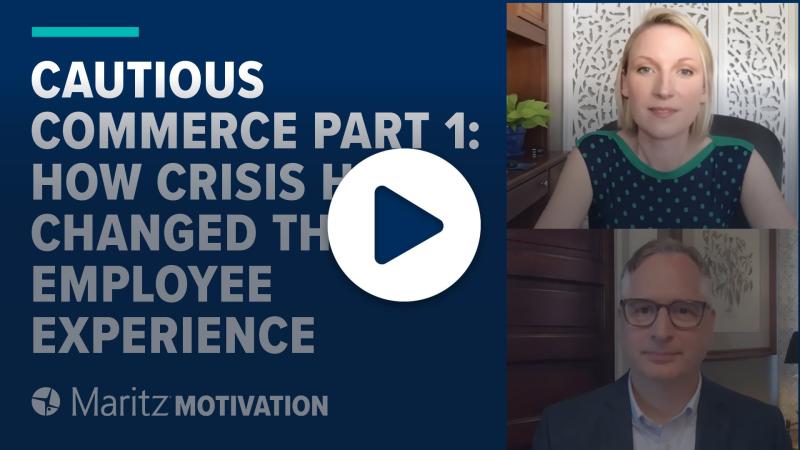 VIDEO: What can science teach us about building better connection with employees during the pandemic? A conversation between a practitioner and a behavior scientist: blog.maritzmotivation.com/how-crisis-has… #loyalty #employeeexperience