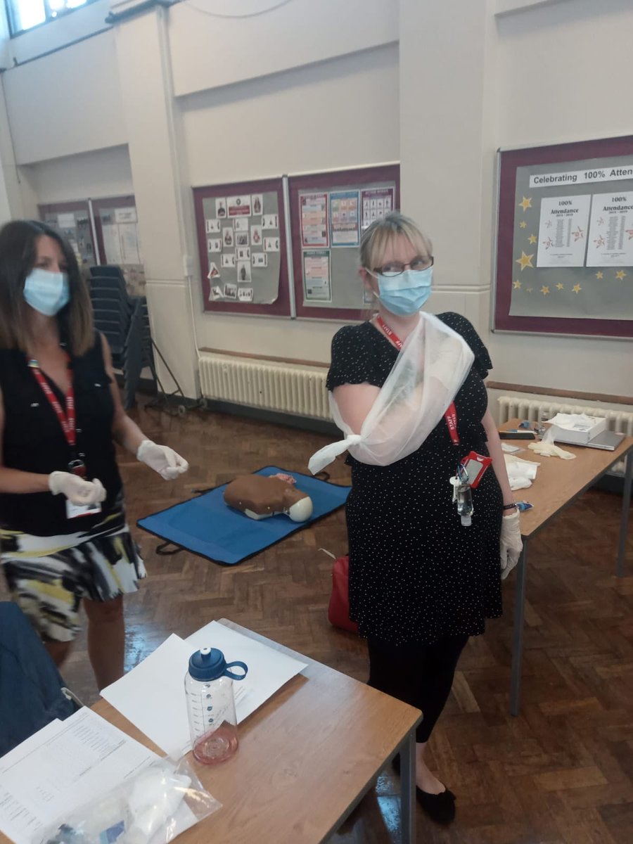 adrenalinefa's tweet photo. Now that Classroom-Based First Aid Training is permitted again. Our Instructor Will conducted an Emergency First Aid at Work course with the staff at @AlsagerSchool using the appropriate social distance and government guidelines set out. #FirstAid #Training #COVID__19 #efaw https://t.co/zbFn8XIckn