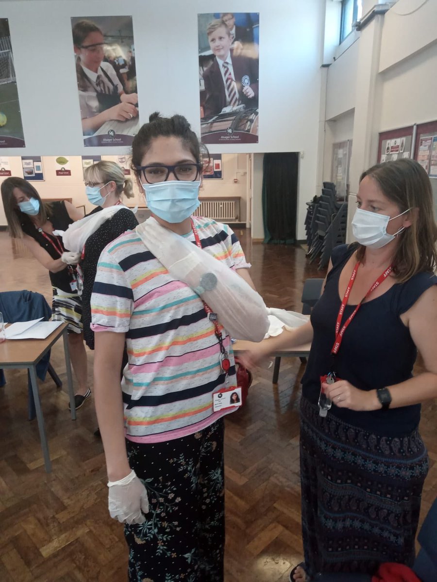 adrenalinefa's tweet photo. Now that Classroom-Based First Aid Training is permitted again. Our Instructor Will conducted an Emergency First Aid at Work course with the staff at @AlsagerSchool using the appropriate social distance and government guidelines set out. #FirstAid #Training #COVID__19 #efaw https://t.co/zbFn8XIckn