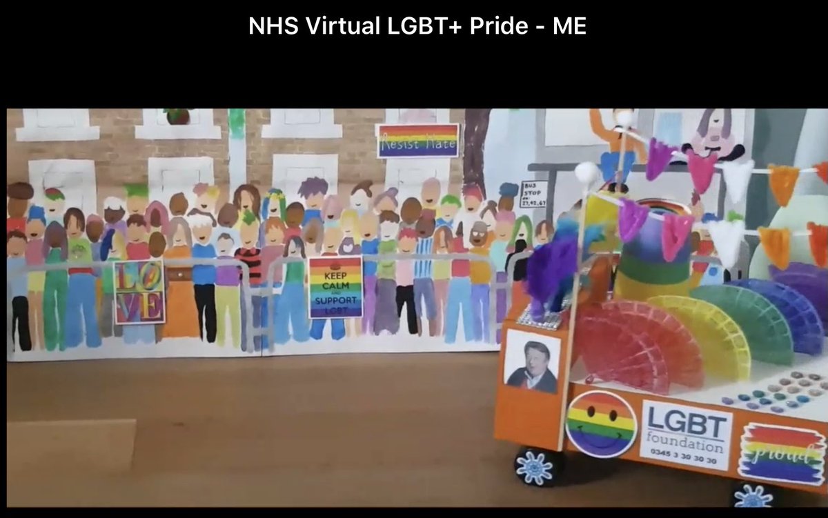 eshelby_katie's tweet image. When you can’t go to pride this year... #NHSVirtualPride 🏳️‍🌈 @VirtualNHSPride #studentodp