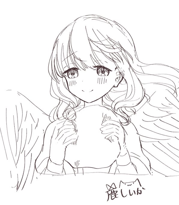 翠鳥りりちゃん落書き 