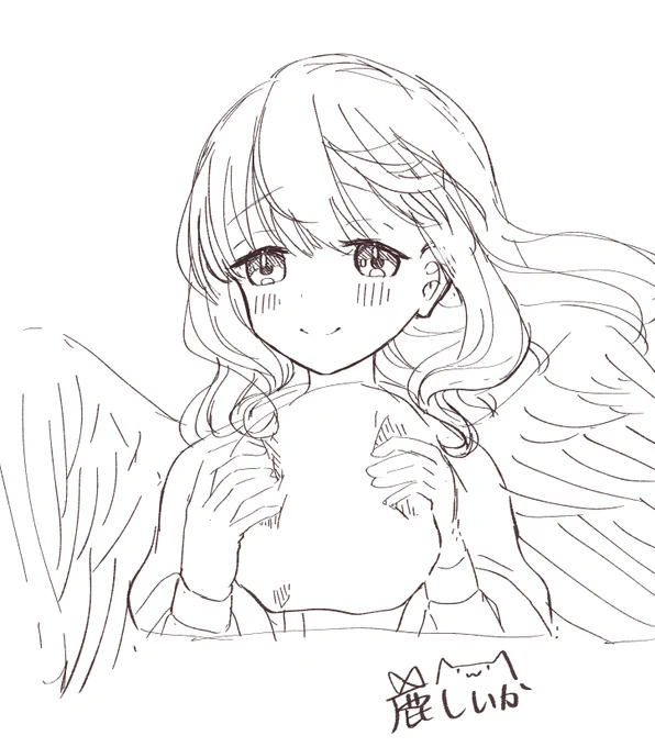翠鳥りりちゃん落書き 