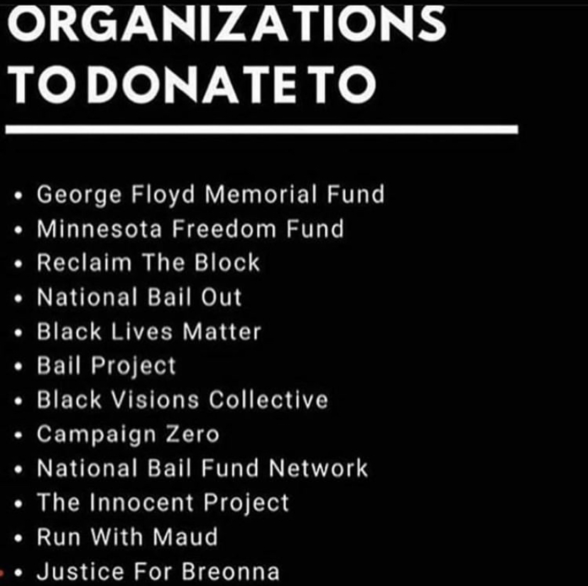 VisionsBeauty's tweet photo. Protesting is one way to create change, but once you get home here's some more things you can be doing to create change! #blacklivesmatter https://t.co/TRBI6bh0Gm