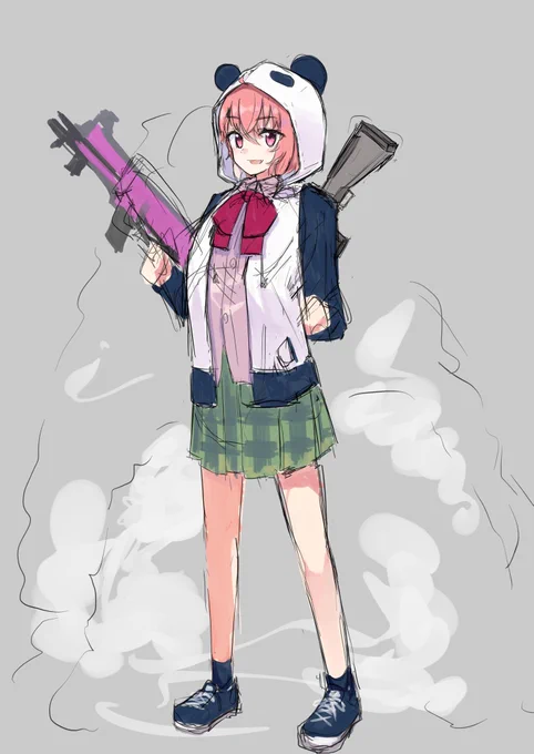 絵あげれてないのでラフ上げときます。完成するか未定です 