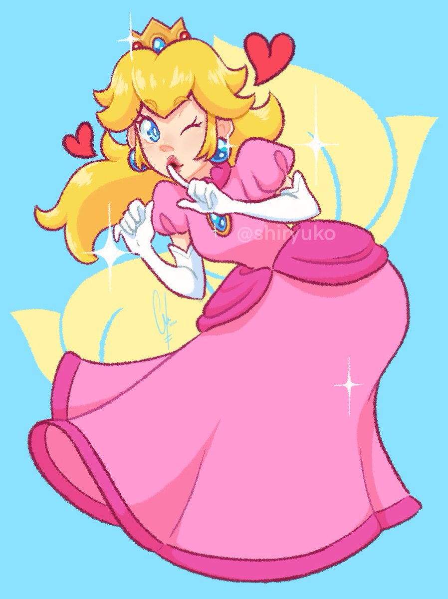 I love drawing Peachy 💖🍑

#digitalart #princesspeach #fanart