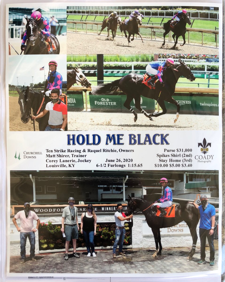 raquel_ritchie's tweet photo. Love winning @ChurchillDowns with our partner @Tenstrikeracing! Great job @shirerracing &amp; Cory Lanerie! https://t.co/gcD5sAtPBv