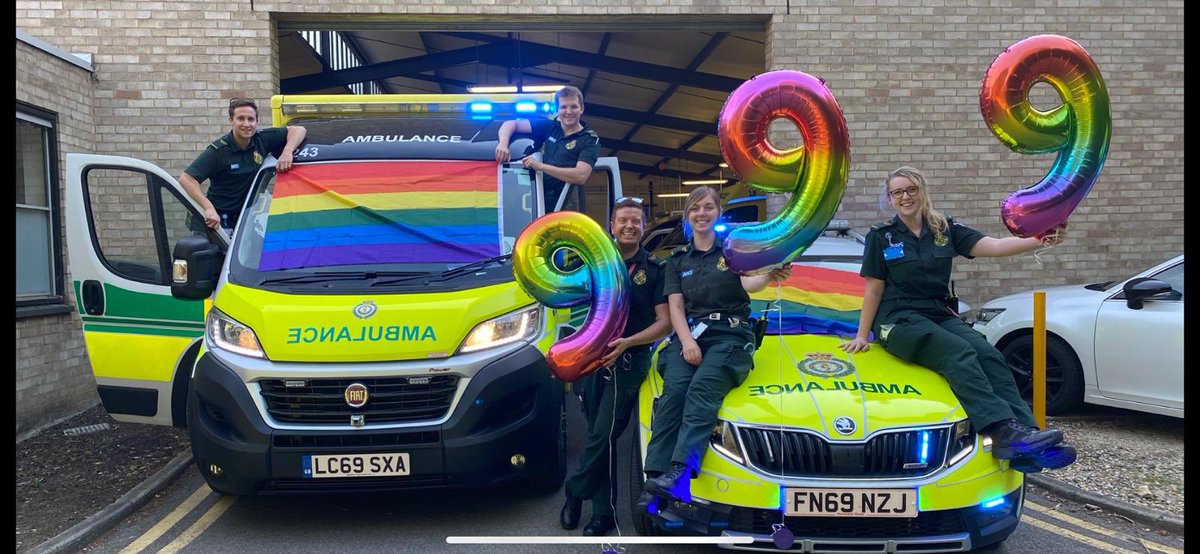 The team at South Cambs wish everyone a happy virtual NHS pride. We’re proud to support a wonderful event that promotes inclusivity as part of the care we provide to patients and support to our staff  #OneTeam #LGBT #EEAST #WeAreEEAST <a href="/jamespaulnorman/">James Norman</a> <a href="/LukeSquibb1/">Luke Squibb</a> <a href="/garethdoman/">Gareth Doman</a>