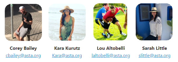 astayps's tweet photo. Also YPS'ers: Here to revitalize this phenomenal group of young travel professionals are your new ASTA Staff YPS liaisons. Meet Kara, Corey, Lou and Sarah! Check out our favorite destinations and a fun fact about ourselves so you can get to know us!
https://t.co/QiieifYVAv https://t.co/UgLSEwPeKq