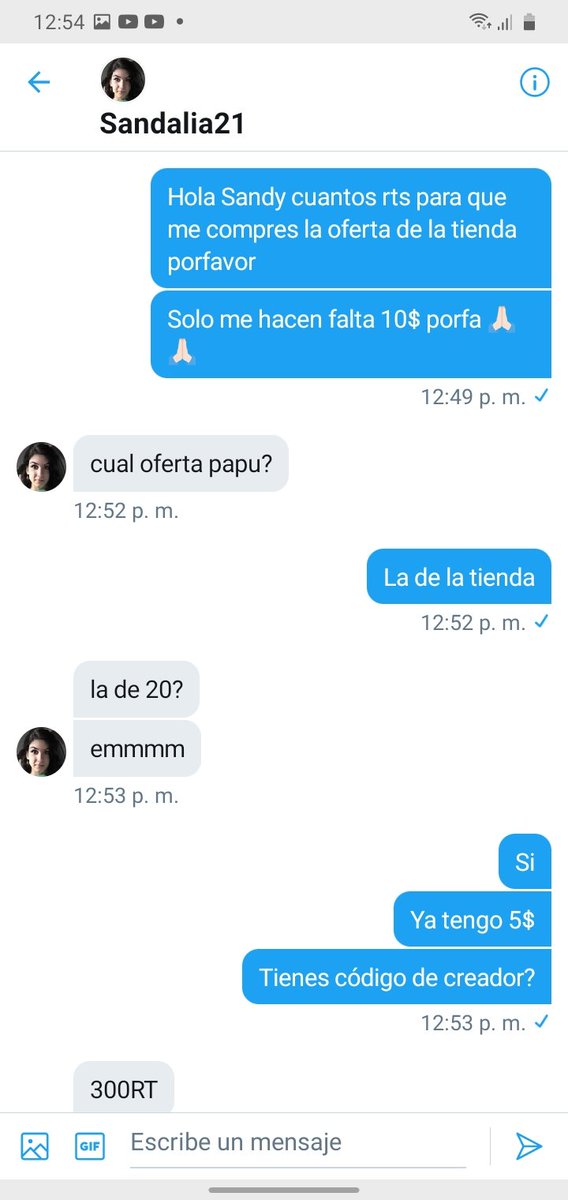 Rick11013's tweet photo. @AyudasRtt @ayudocomunidad Ayudenme todos porfavor 🙏🏻🙏🏻🙏🏻 con 300 rts para que @Sandalia21CR me compré la nueva oferta 🙏🏻🙏🏻🥺. Hoy por mí mañana por ti 😉💕. Todos colaborenme porfa en serio quiero la oferta 😔 https://t.co/JLoq5Ma4Vn