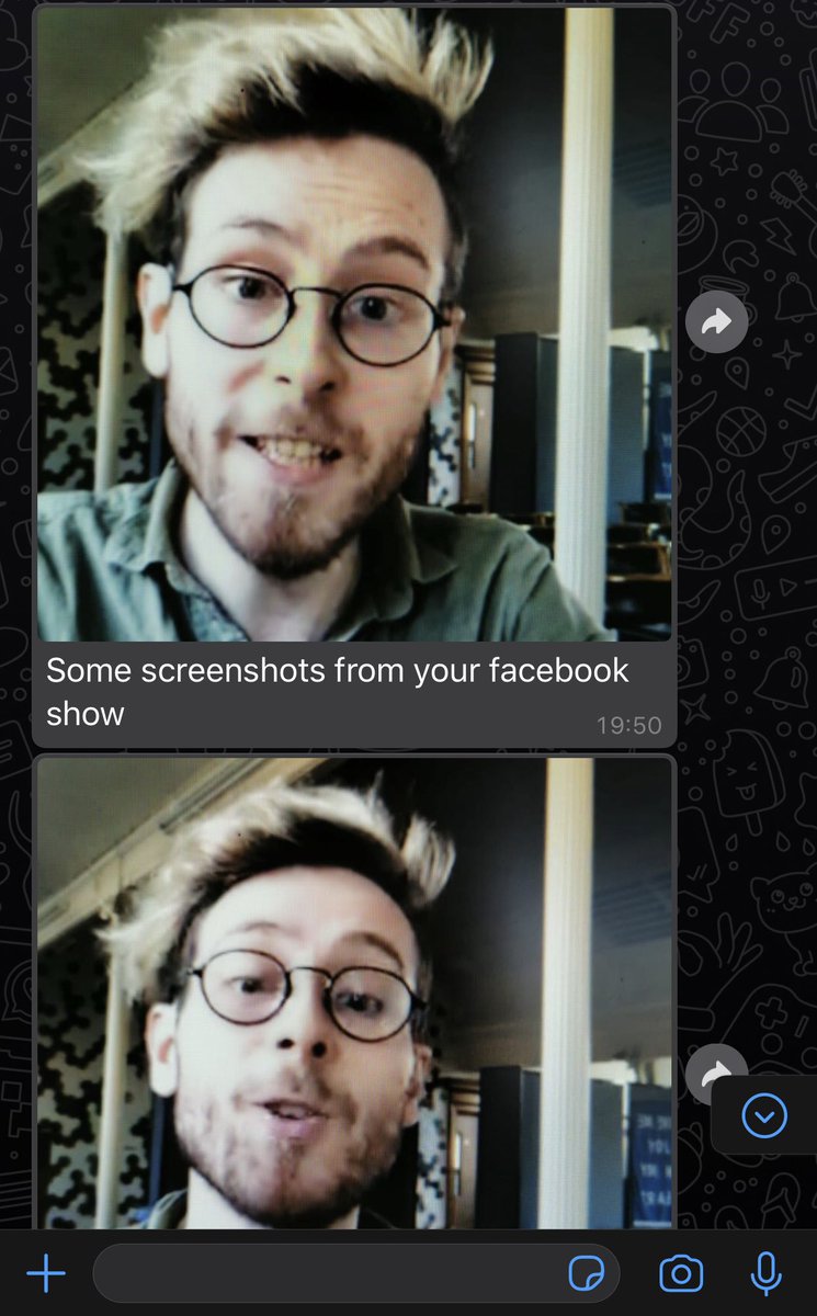 jr_ball's tweet photo. My boyfriend’s mum likes to take pictures, and hasn’t seen us in ages due to the pandemic. So she took these screenshots of my concert last night 😭😭😭 https://t.co/DwHHYkR8CC