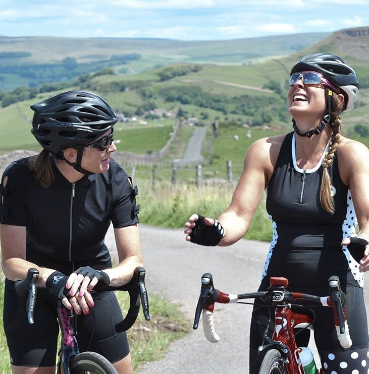 princesshofbare's tweet photo. When riding is about fun, laughter &amp; great fitting stylish kit #female #cyclists check out @purevelocc #lovepurevelo #girlswhoride https://t.co/iuhHLGNNZE