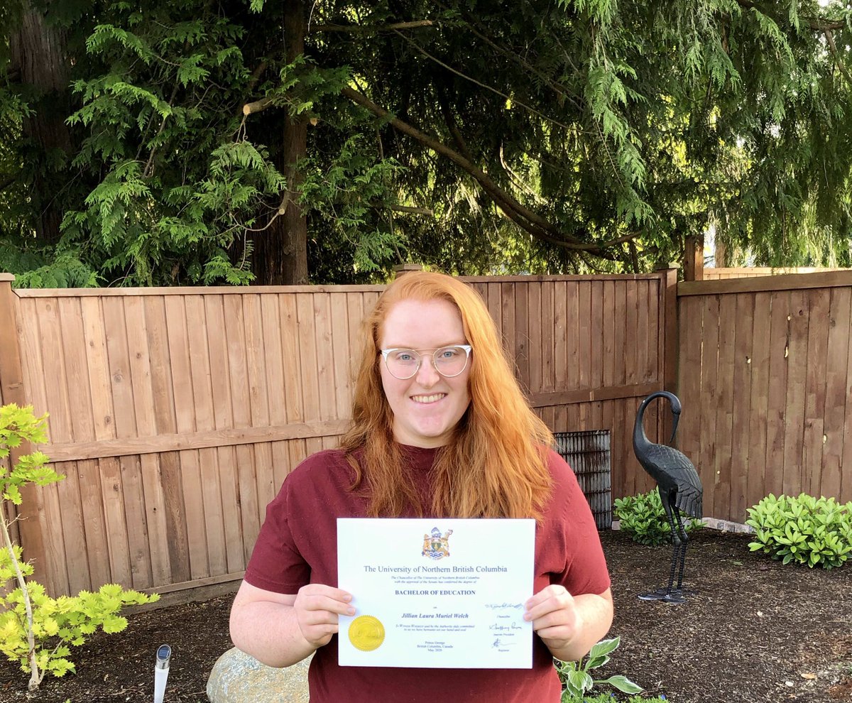A very exciting day! This is my second degree from <a href="/UNBC/">University of Northern British Columbia (UNBC)</a>, a school that I initially moved away from home to attend. I now consider Prince George to be home. I am thrilled to begin my teaching career this September in <a href="/SD57PG/">School District No. 57 (Prince George)</a>