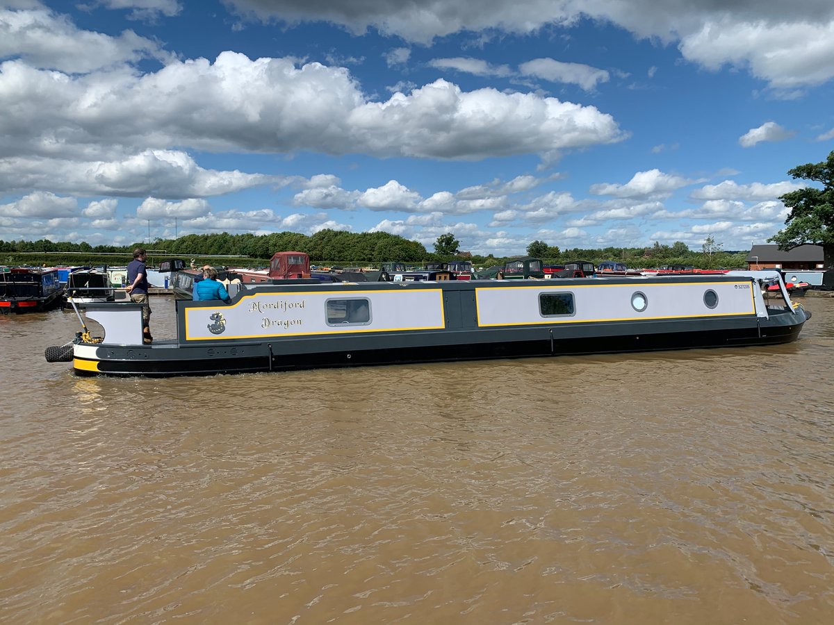 ortomarine's tweet photo. Mordiford Dragon, from the outside #boatswithtech #boatautomation https://t.co/5CBlkCdmrj
