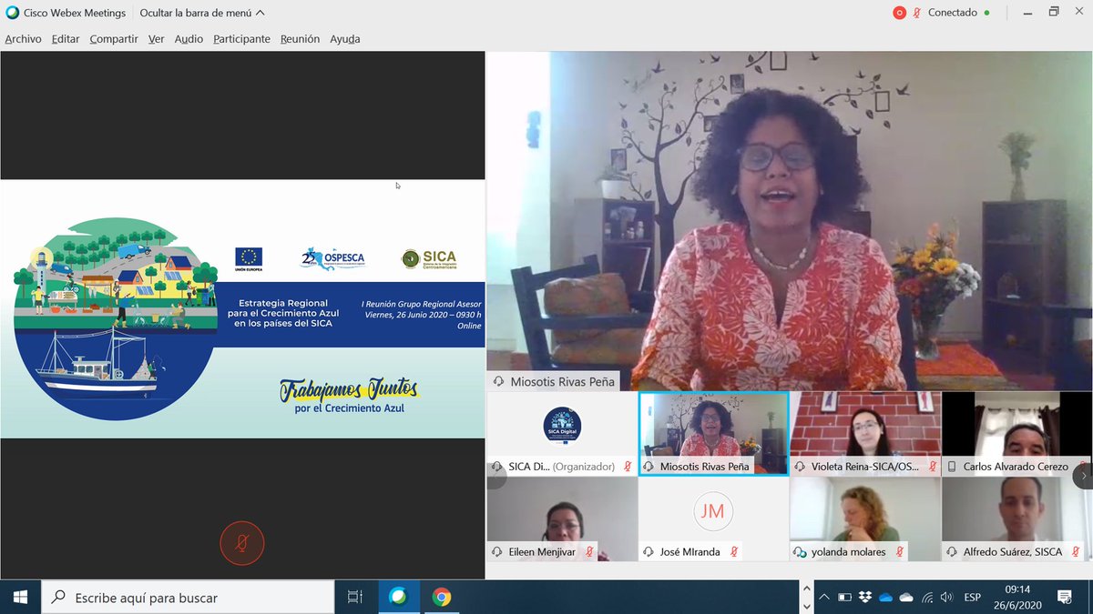 SICAOSPESCA's tweet photo. #ERCASICA Se reúne el Grupo Asesor Regional, en el marco de la Estrategia Regional de Crecimiento Azul, para revisar y contrastar los futuros objetivos de la estrategia, ¡avanzamos! @UECentroamerica @sg_sica @ICSEM4 @BCIE_Org  
#SICAAzul #Trabajamosjuntos #UEenCentroamérica https://t.co/cwzIPOTuw5