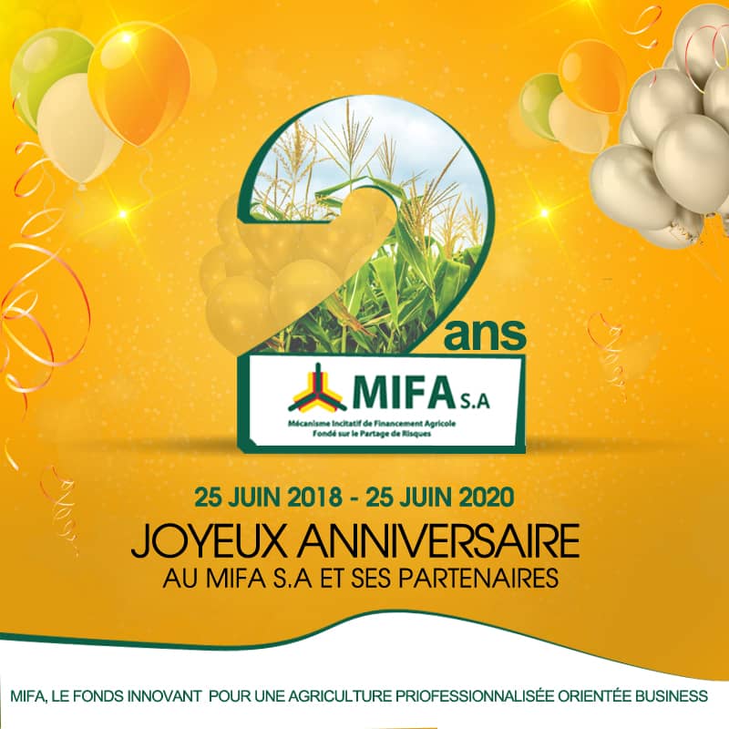 Mifatogo's tweet photo. Le MIFA SA a 2ans!! la Direction générale remercie tous ces partenaires pour le soutien et souhaite un Joyeux Anniversaire à tout le personnel. https://t.co/IvVlCj7c2k