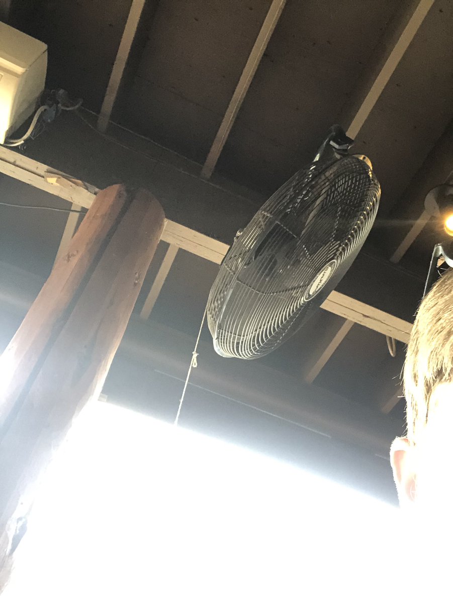 baskinclinton's tweet photo. @GimletTwisted BAN CEILING FAN STRINGS!!!! I’ve never been more terrified to eat with this sitting behind me @JesseKellyDC @ElijahSchaffer @hollandcourtney @Cernovich @stclairashley #BubbaSmolett #BubbaSmollet #FakeNoose https://t.co/NgumV6bR3B