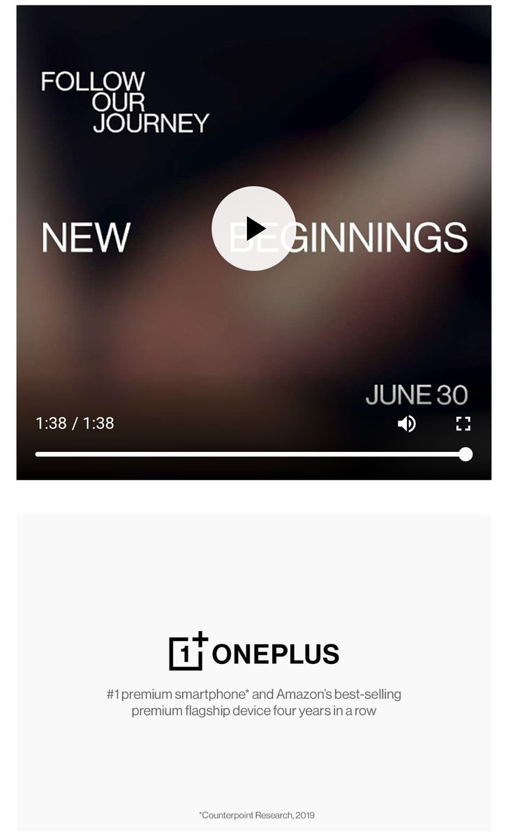 journalismisart's tweet photo. Amazon India already give a landing page about ONEPLUS upcoming Smartphone and also share some teaser @amazonIN @OnePlus_IN @oneplus
#OnePlusZ #onepluslitezthing #OneplusLiteZ #onepluslite #AmazonIndia
Follow me for more information
Feel free to retweet https://t.co/0AioN3BNaJ