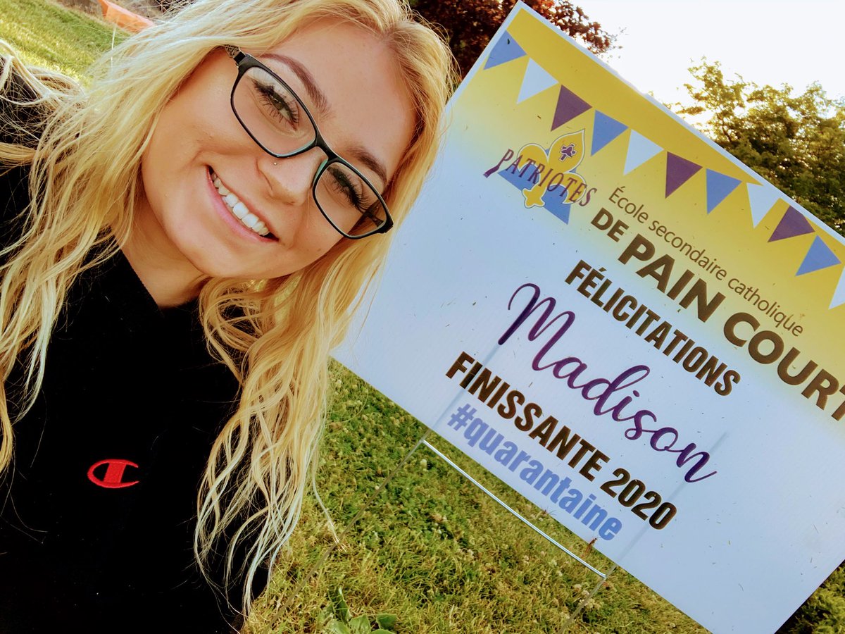 ESCPainCourt's tweet photo. Félicitations Madison! #PatriotesESPC #12eESPC #BalDesConfinés https://t.co/5ABPTOPS2E
