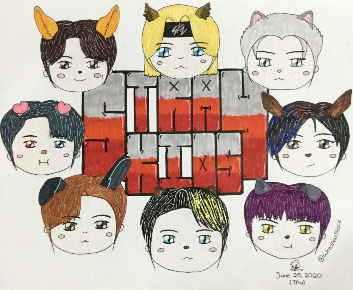 WredAndBlack's tweet photo. And I'm done with my #StrayKidsFanart! I know it's not that great but I'm happy with the outcome. #스트레이키즈 this is for you! I hope you see this and I hope you'll like it

Stan #StrayKids and stream #GodsMenu everyone! 

@Stray_Kids fighting!

#ProudSTAY https://t.co/Gc9MgeYu1A