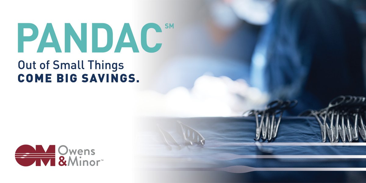 Owens_Minor's tweet photo. See how PANDAC can guarantee savings and reduce spending on your hospital’s wound closure inventory, within the first 60 days after implementation. To start saving with #PANDAC, visit: https://t.co/qFQobpRjWs today. https://t.co/8BwHpjpduo