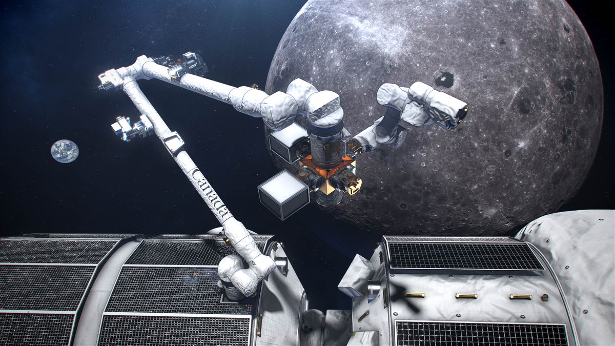 #Canadarm3 will be composed of a next-gen smart robotic arm, a small dexterous arm and a set of specialized tools. Using advanced machine vision, cutting-edge software and advances in #AI, this highly autonomous system will be able to perform tasks without human intervention.
