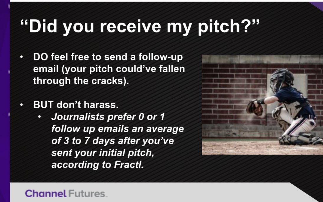 ChannelPR's tweet image. Reporters prefer you follow up never... or maybe one time. 🤣 #Truth

#FridayFun #PRChat #ChannelPR