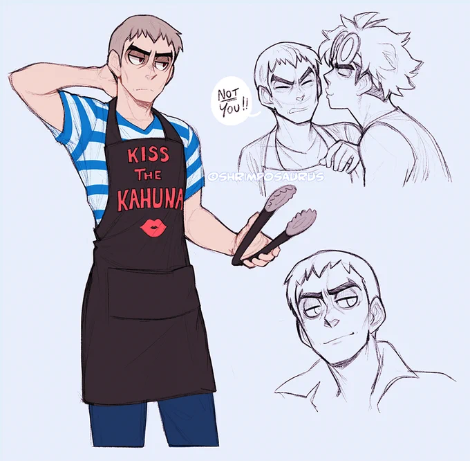 BBQ man. Finding a lot of Nanu doodles from last year.
#pokemon #pokemonsunmoon #nanu #kahunananu #guzma #doodle 