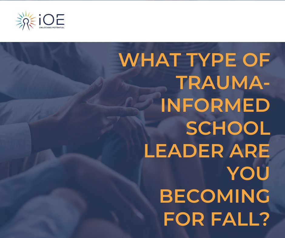 iOpening Enterprises has created a survey to help you better understand what type of trauma-informed school leader you are, teaching you how you can be more effective in the upcoming school year during the COVID-19 pandemic. Take the 3 minute survey here: ow.ly/mXtZ50Ag9Fa