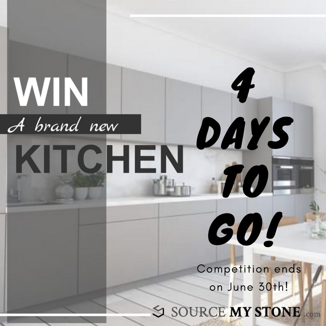 SourceMyStoneUK's tweet photo. What would a new kitchen worth £20,000 mean to you? 😮
We're about to find out! 4 days until our competition closes
#excited 
Enter here 👇
https://t.co/FQc2D6Bt8D https://t.co/HOjkescYiV