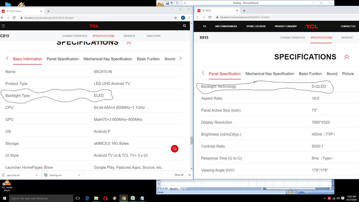 krishnakumartb's tweet image. @tcl_india #GoBeyondYourImagination #QLED #
Why c815 missing the Backlight technology as QLED in specifications?Isn&apos;t it QLED ??????