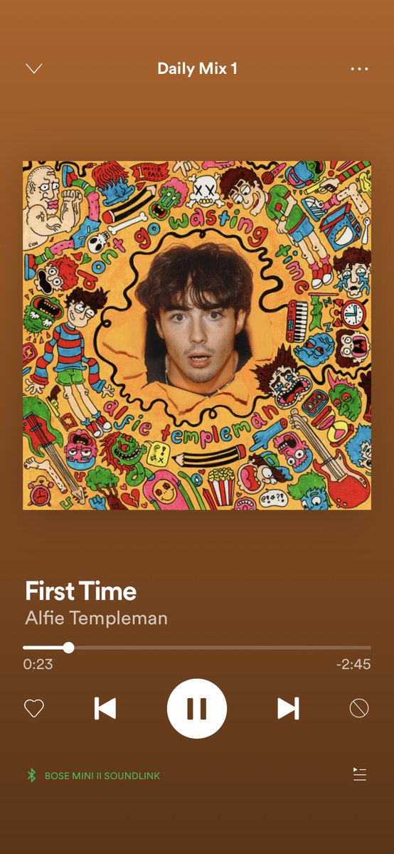 Another top tune on my Spotify check out <a href="/alfietempleman/">Alfie Templeman</a> trust me you will be hooked