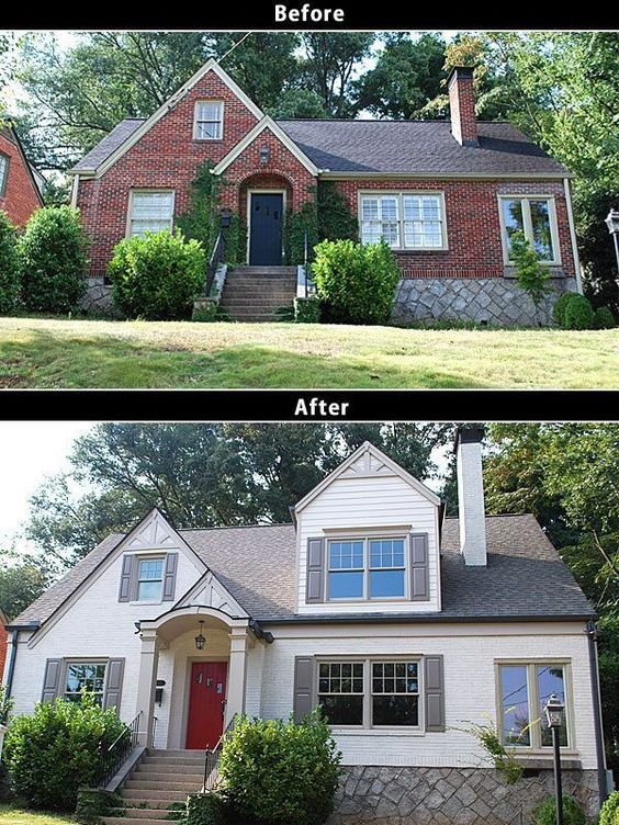 napierrealtors's tweet photo. Do you prefer plain or painted brick? 

#HomeDIY #beforeandafter #southerhomes https://t.co/fEx7I9WQoj