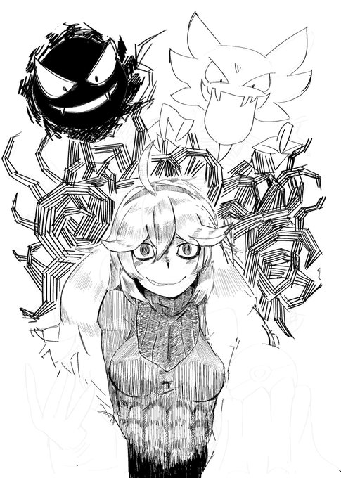 線だけで描けば楽
なんてことはなくて完成がどんどん遠のいてるのをこそっと 