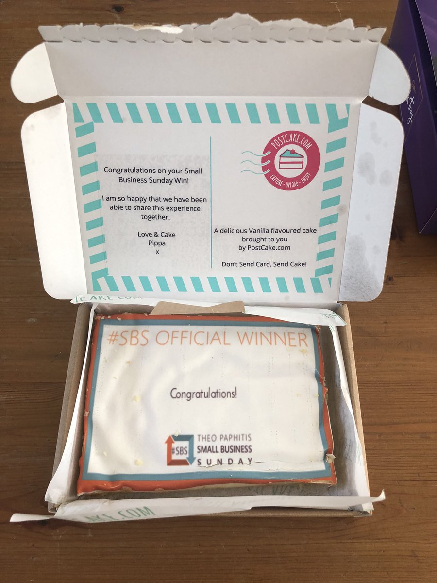HelpForMovers's tweet photo. Just how fantastic is this!!! Thank you so much @PostCake2017 Canβt wait to eat it π #cake #postcake https://t.co/1kkENO7KSw