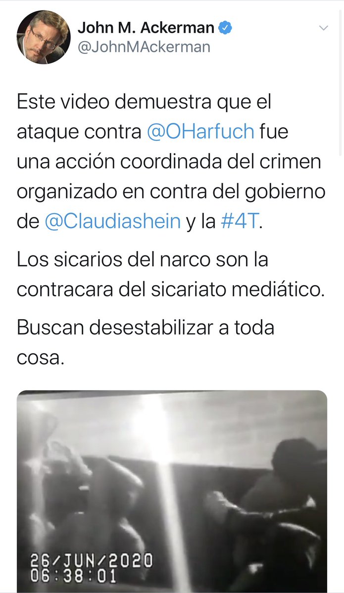 gdehoyoswalther's tweet photo. Utilizar la notoriedad de un atentado del crimen organizado contra servidores públicos, para ahondar en la polarización social y hacer propaganda ideológica es inmoral.  Para muestra las publicaciones de @epigmenioibarra y @JohnMAckerman. https://t.co/Vb7hxn9NgY