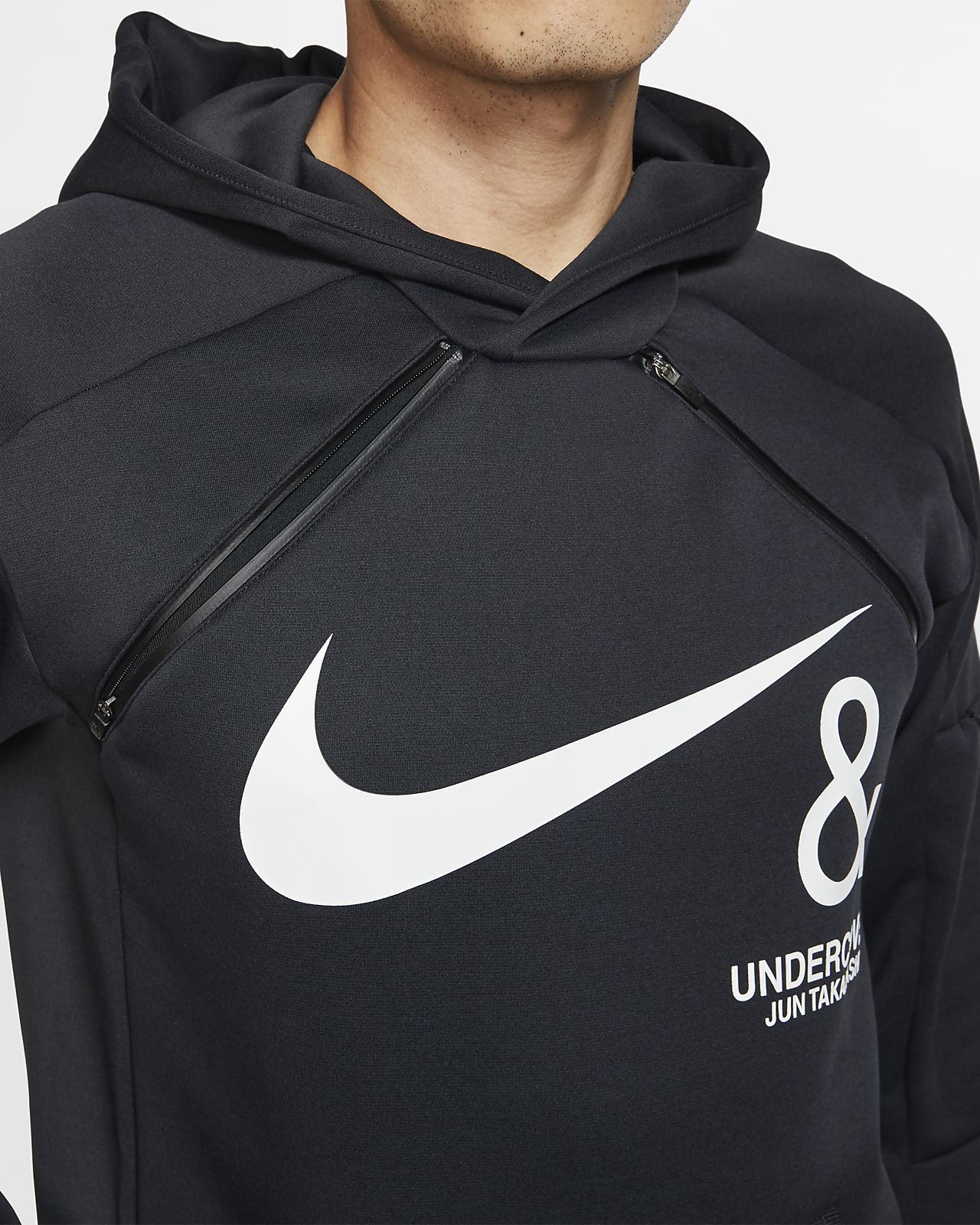 nike undercover hoodie black