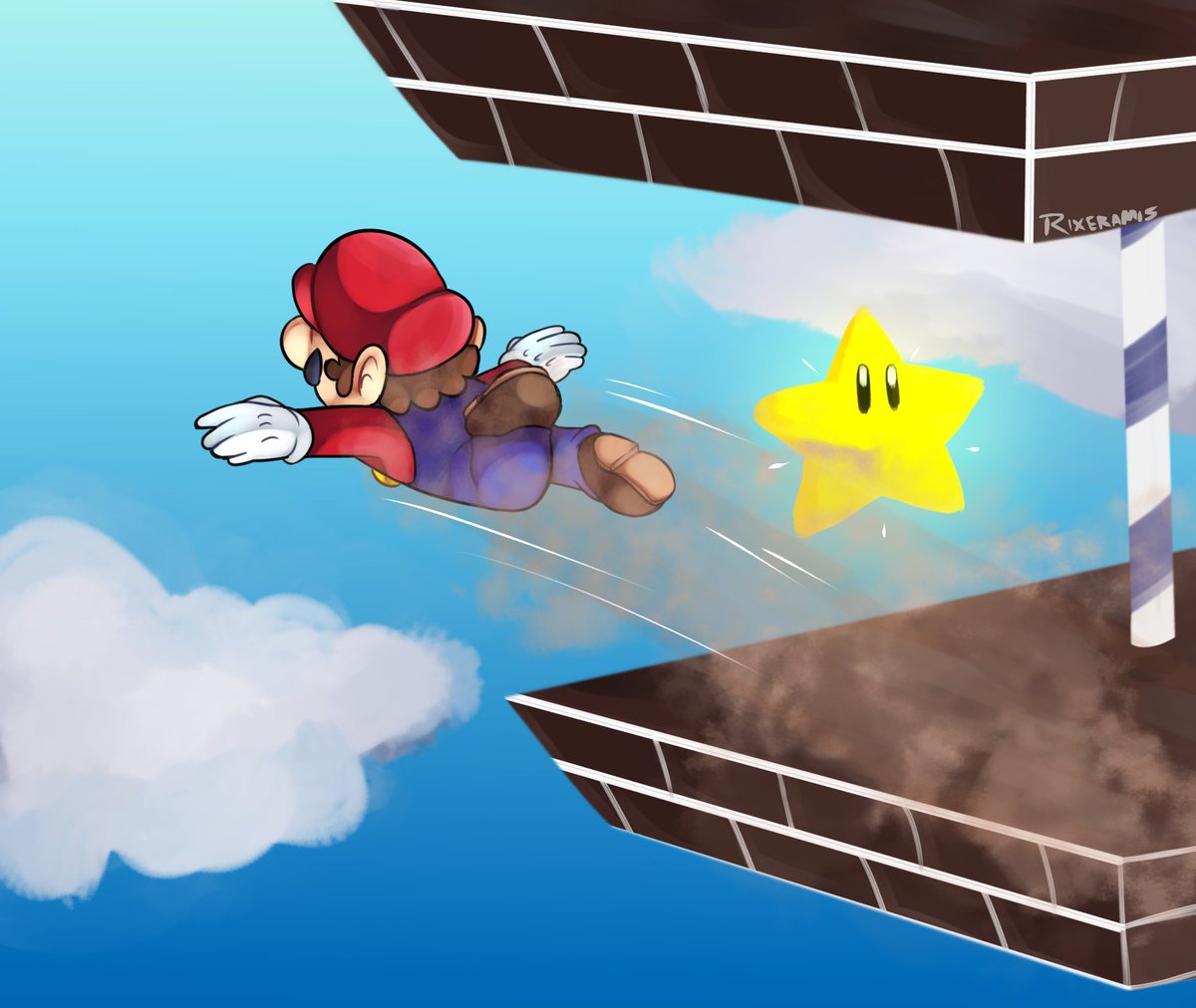super mario 64 shoot into the wild blue