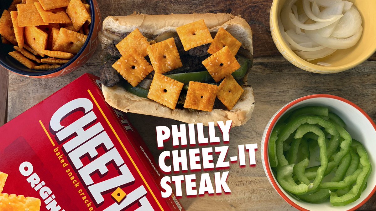Cheez It On Twitter Little Known Fact The Original Philly Cheezit Steak Was Crunchy