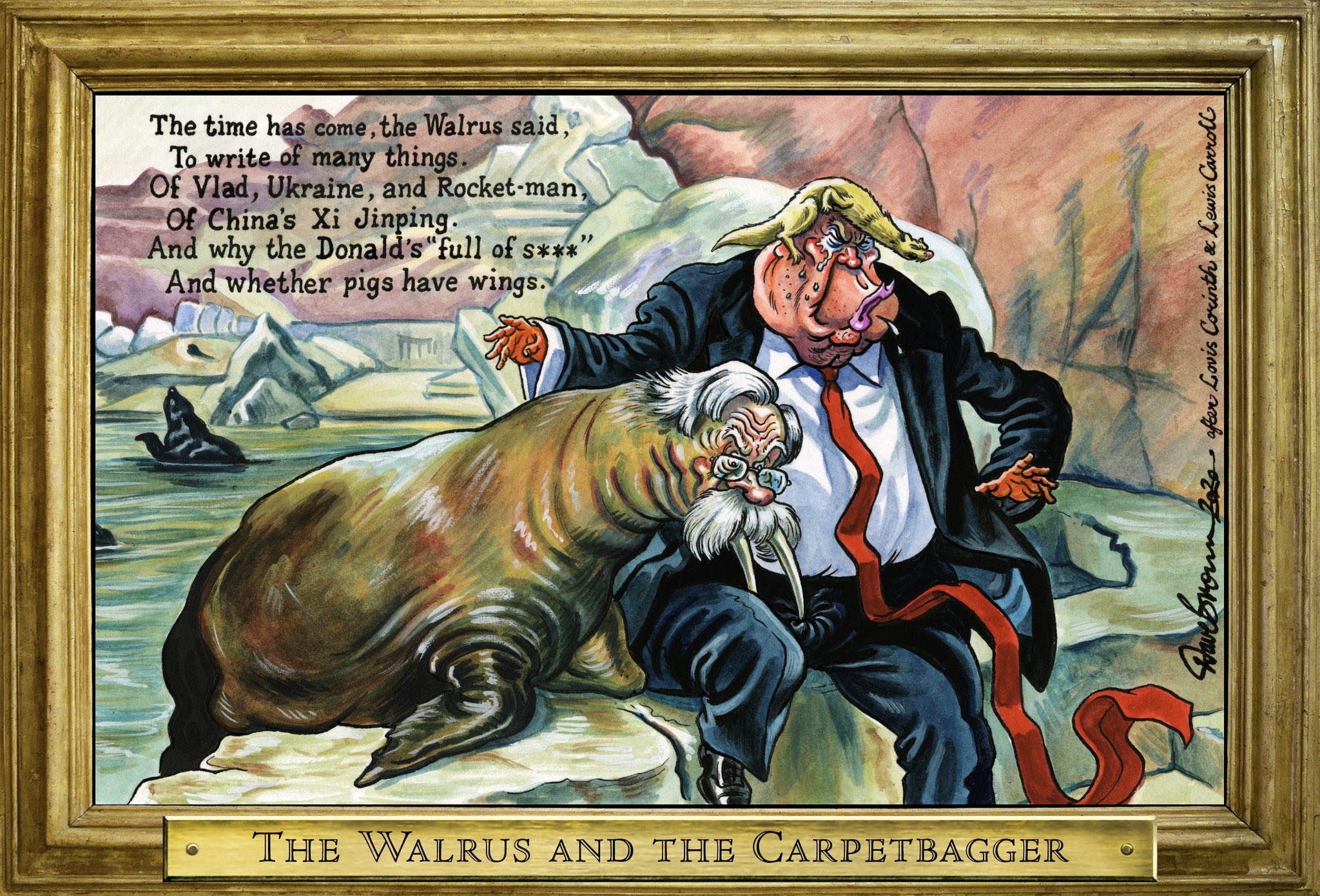 Carpetbagger Cartoon