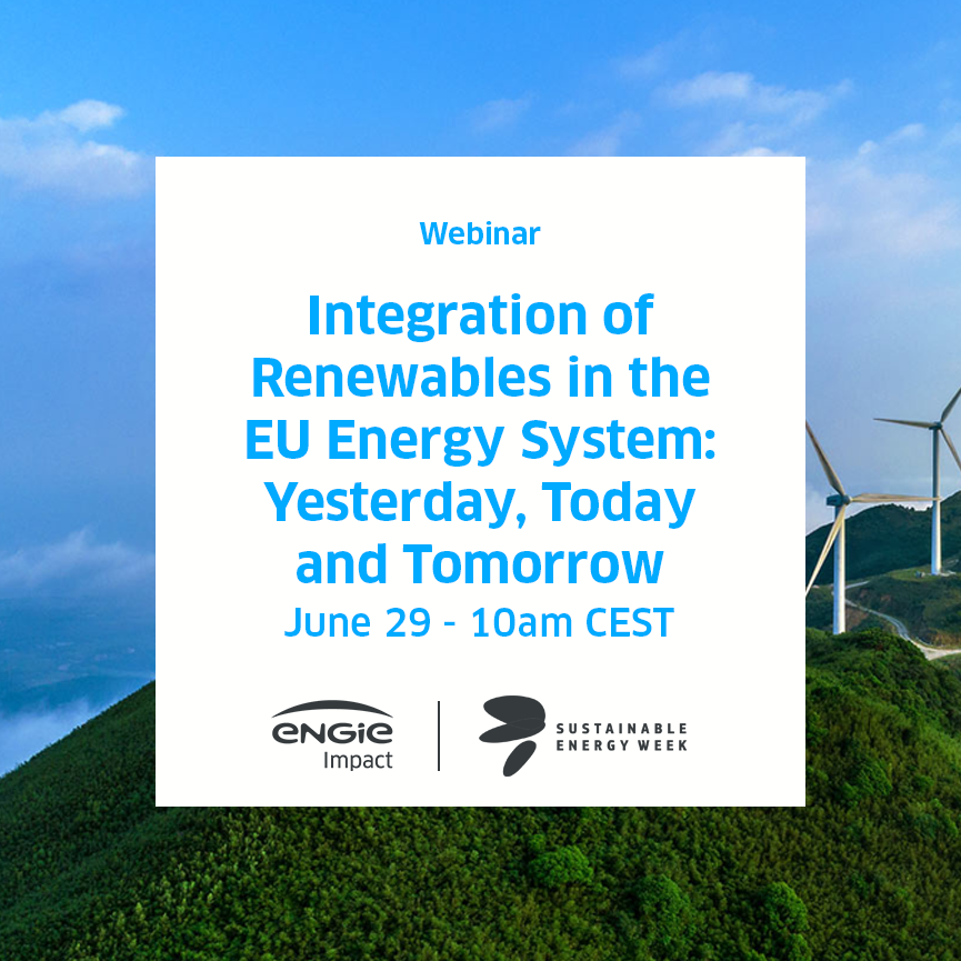 engieimpact's tweet photo. Join us online Monday, June 29 for #EUSEW2020. Our energy transition experts will discuss pivotal studies on #renewableenergy, insights to ongoing projects, and an overview of challenges the #energy sector is facing. Register today: https://t.co/whOs5Mz30l https://t.co/kOPLayOJnW