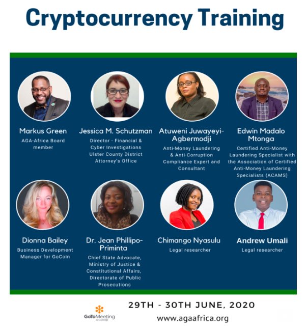#Honored to be able to share my expertise with <a href="/AGA_Africa/">AGA Africa Programme</a> next week. I ❤️ how #blockchain and #cryptocurrency can bring us all together! #knowledge #gocoin