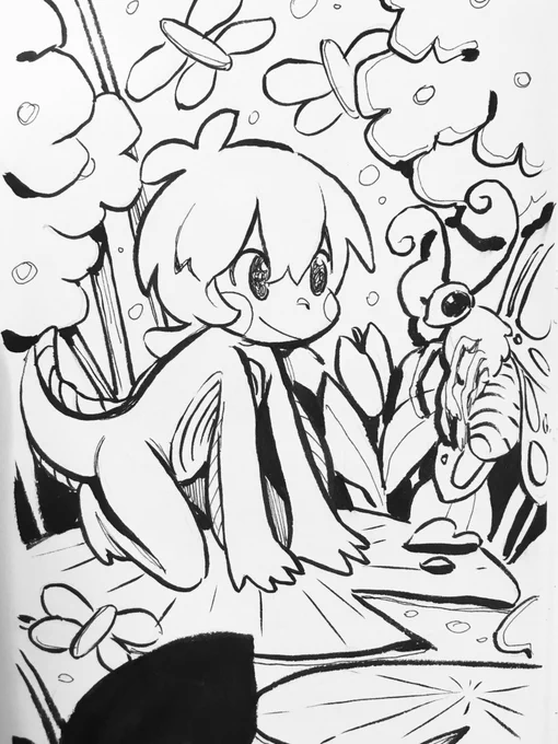 learning how to use a brush pen, it's so hard, how do people draw with these 