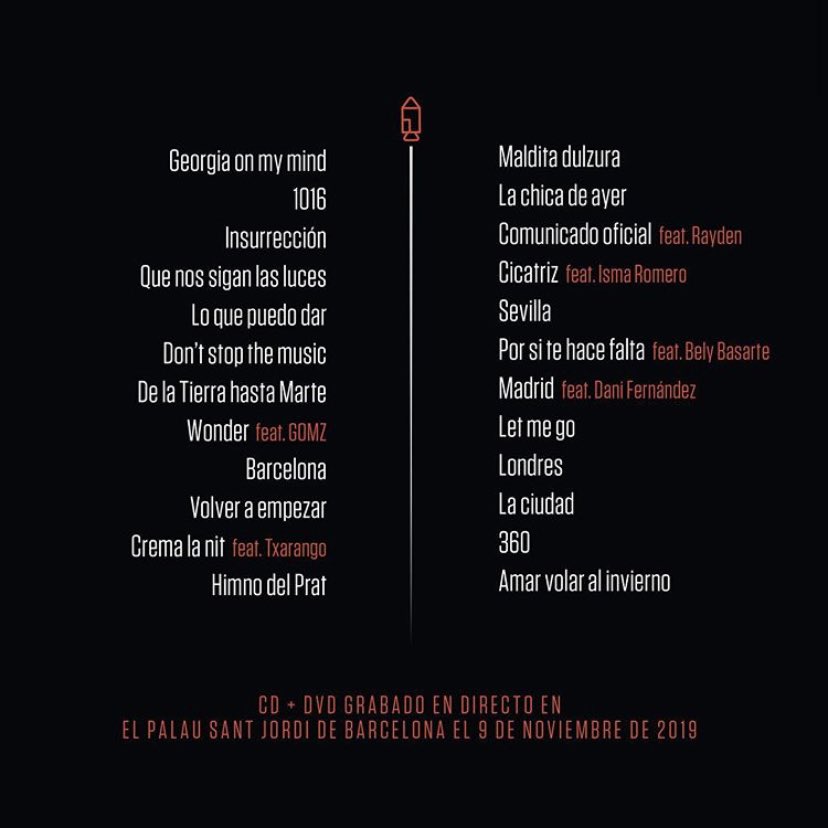 ActualityFM Radio (@actualityfm_es) on Twitter photo ¡<a href="/alfredgarcia/">alfredgarcia</a> vuelve para anunciar el estreno de un proyecto muy especial!
El próximo 17 de Julio saldrá a la venta un CD recopilatorio del fin de gira de 1016 en el <a href="/PalauSantJordi/">Palau Sant Jordi</a> de Barcelona 💿💥
¡Por fin tendremos este concierto recogido en un álbum! 🤩 ¡<a href="/alfredgarcia/">alfredgarcia</a> vuelve para anunciar el estreno de un proyecto muy especial!
El próximo 17 de Julio saldrá a la venta un CD recopilatorio del fin de gira de 1016 en el <a href="/PalauSantJordi/">Palau Sant Jordi</a> de Barcelona 💿💥
¡Por fin tendremos este concierto recogido en un álbum! 🤩