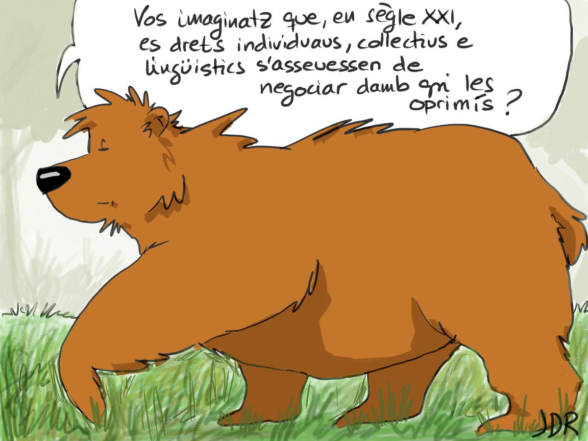 Vos imaginatz que, en sègle XXI, es drets individuaus, collectius e lingüistics s’auessen de negociar damb qui les oprimís?

#occitan #gascon #aranes #drets