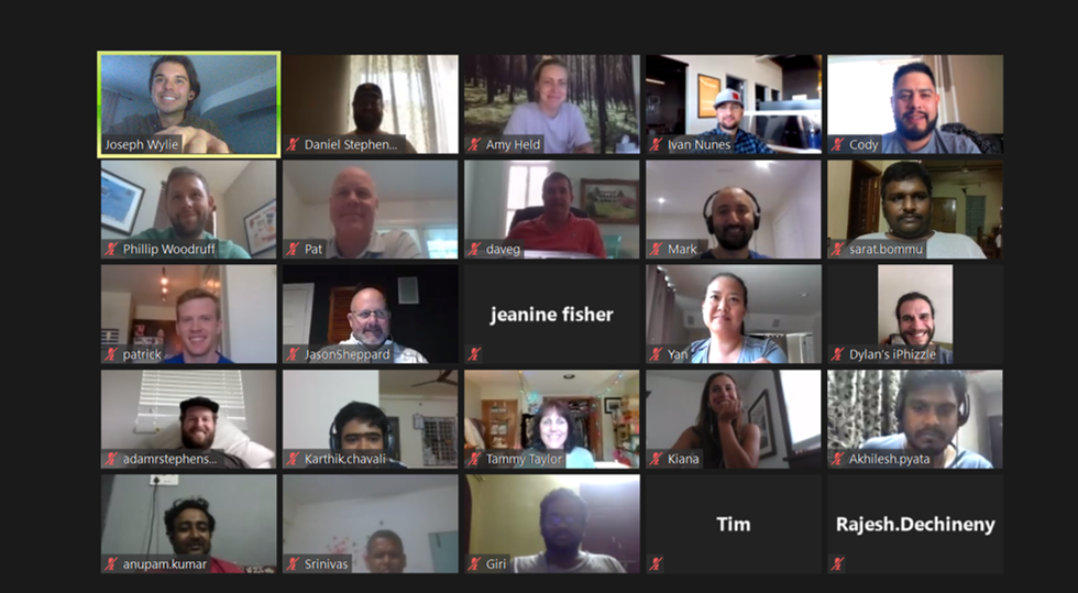 PrecisionSample's tweet photo. Happy Friday!
It was so great to get so many members of our team from around the world on one Zoom call! We have some really exciting things planned, so stay tuned.
#PrecisionSample #MarketResearch #StayTuned https://t.co/huGhvHkQHN