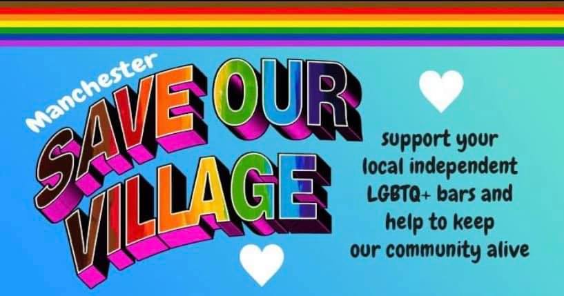 Support the village and our friends @EagleManchester @IconicBarMCR @ThegooseBloomst @BarPopMCR @ViaCanalStreet @brewersmcr @newyorkbarmcr @OscarsBarMCR @Cruz101Official @onbarmanchester @czmanchester @brewersmcr and many more