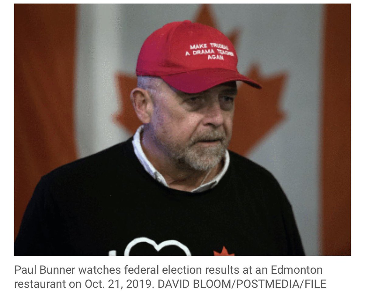 This is a thread about the  #racism problem in  #UCP  @Alberta_UCP. Genocide denier Paul Bunner, pictured below, is just the latest example of central members of the party who either hold racist views or associate with hardcore racists.  #ableg  #abpoli