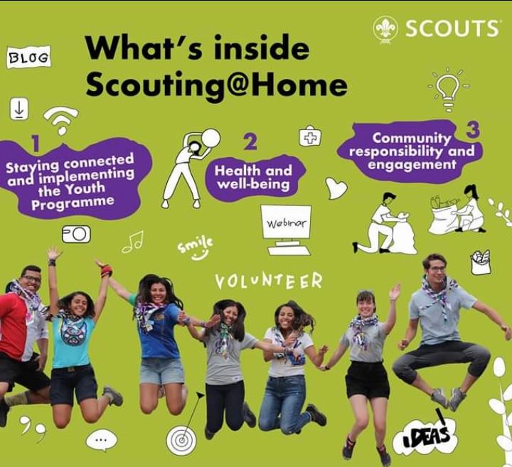 BSGTripuraState's tweet photo. Scouting @ Home is the newest addition to World Scouting’s services for Scout Leaders and NSOs. It contains a variety of resources that support volunteers in continuing Scouting activities during and after confinement. To make it easy to find what you need, ideas and activities https://t.co/DUBlXKCdcP
